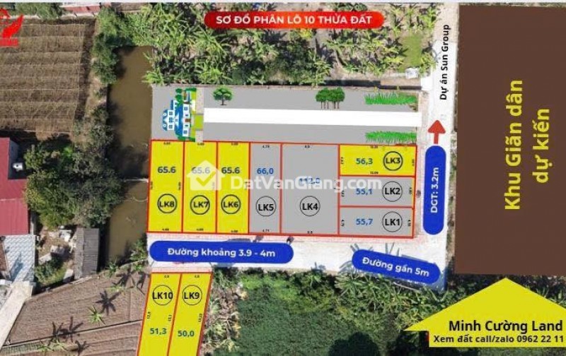 bán lô đất siêu đẹp -65,6m2, tiềm năng tăng giá cao - giá chỉ 1,8x tỷ